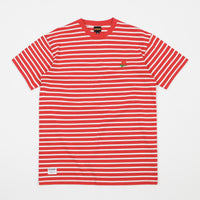 Butter Goods Rose Stripe T-Shirt - Red thumbnail