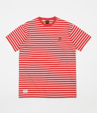 Butter Goods Rose Stripe T-Shirt - Red