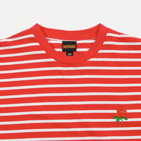 Butter Goods Rose Stripe T-Shirt - Red thumbnail