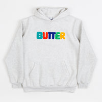 Butter Goods Rounded Chenille Applique Hoodie - Ash Grey thumbnail