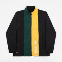 Butter Goods Runner Tracksuit Jacket - Black / Forest thumbnail