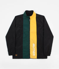 Butter Goods Runner Tracksuit Jacket - Black / Forest