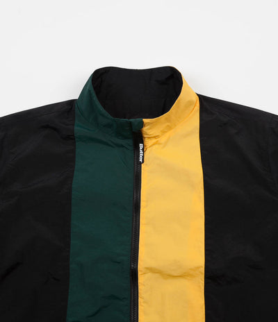 Butter Goods Runner Tracksuit Jacket - Black / Forest