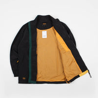 Butter Goods Runner Tracksuit Jacket - Black / Forest thumbnail