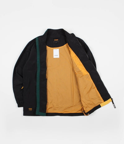 Butter Goods Runner Tracksuit Jacket - Black / Forest