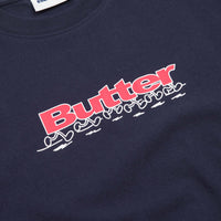 Butter Goods Running Logo T-Shirt - Navy thumbnail