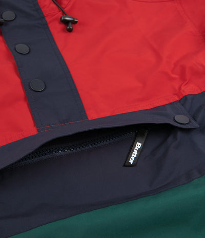 Butter Goods Santosuosso Jacket - Red / Navy / Green