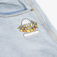 Butter Goods Singer Denim Shorts - Light Blue thumbnail