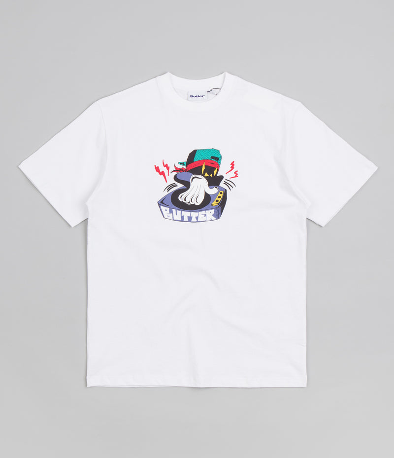 Butter Goods Spinner TShirt White Flatspot