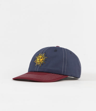 Butter Goods Sun Cap - Navy / Burgundy