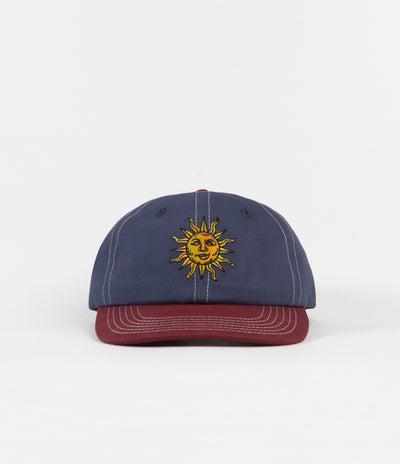 Butter Goods Sun Cap - Navy / Burgundy