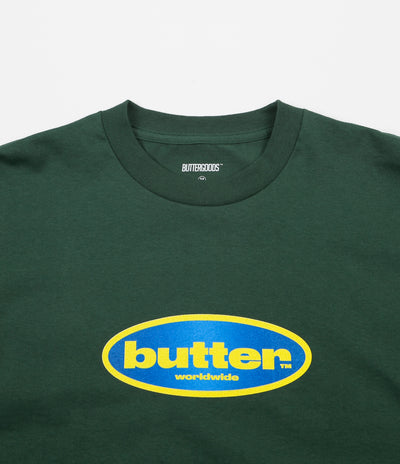 Butter Goods Surf Logo T-Shirt - Forest Green