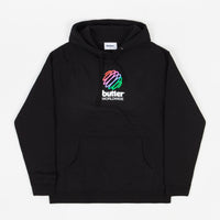 Butter Goods Telecom Pullover Hoodie - Black thumbnail