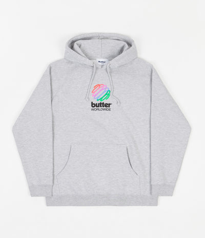 Butter Goods Telecom Pullover Hoodie - Heather Grey