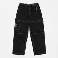 Butter Goods Terrain Contrast Stitch Cargo Pants - Black thumbnail