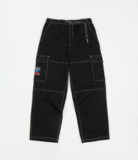 Butter Goods Terrain Contrast Stitch Cargo Pants - Black