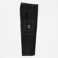 Butter Goods Terrain Contrast Stitch Cargo Pants - Black thumbnail