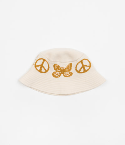 Butter Goods Tour Knit Bucket Hat - Cream