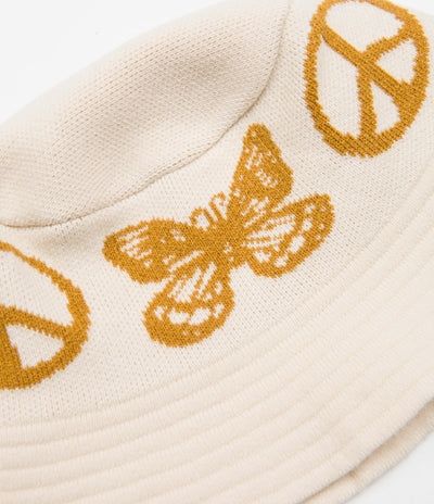 Butter Goods Tour Knit Bucket Hat - Cream