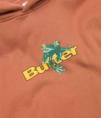 Butter Goods Tree Frog Logo Hoodie - Oak