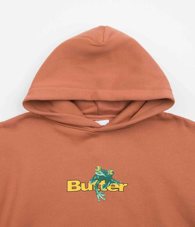 Butter Goods Tree Frog Logo Hoodie - Oak