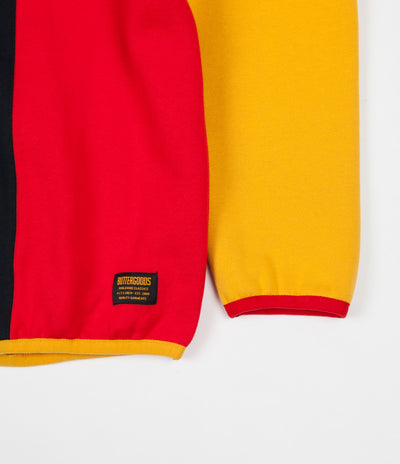 Butter Goods Tres Crewneck Sweatshirt - Navy / Red / Yellow