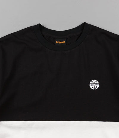 Butter Goods Tri-Block T-Shirt - Black / White / Yellow