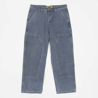 Butter Goods Washed Canvas Double Knee Pants - Slate thumbnail