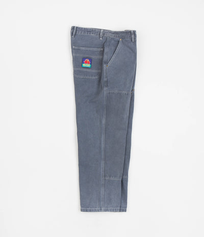 Butter Goods Washed Canvas Double Knee Pants - Slate