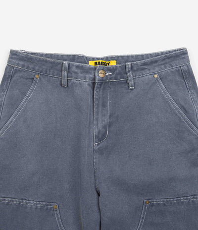 Butter Goods Washed Canvas Double Knee Pants - Slate