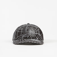 Butter Goods Web 6 Panel Cap - Black thumbnail