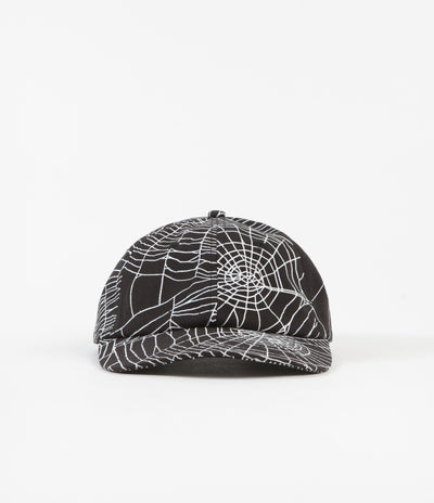 Butter Goods Web 6 Panel Cap - Black