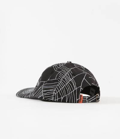 Butter Goods Web 6 Panel Cap - Black