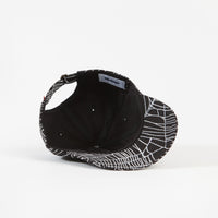 Butter Goods Web 6 Panel Cap - Black thumbnail