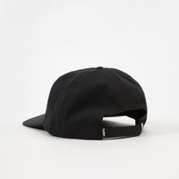 Butter Goods Web Classic 6 Panel Cap - Black thumbnail