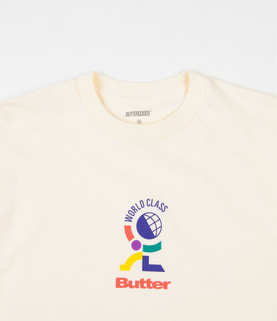 Butter Goods World Class T-Shirt - Cream