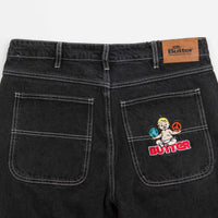 Butter Goods World Peace Denim Jeans - Washed Black thumbnail