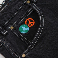 Butter Goods World Peace Denim Jeans - Washed Black thumbnail