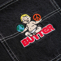 Butter Goods World Peace Denim Jeans - Washed Black thumbnail