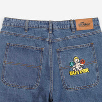 Butter Goods World Peace Denim Jeans - Washed Indigo thumbnail