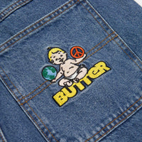 Butter Goods World Peace Denim Jeans - Washed Indigo thumbnail