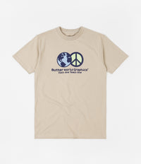 Butter Goods World Peace T-Shirt - Sand