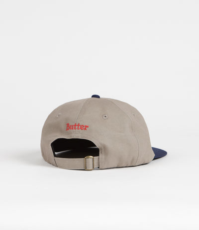 Butter Goods Worm Cap - Sage / Navy