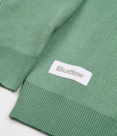 Butter Goods Worm Knitted Sweatshirt - Teal