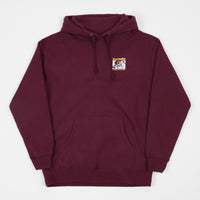 Butter Goods x Flatspot Hoodie - Maroon thumbnail