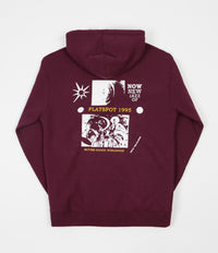 Butter Goods x Flatspot Hoodie - Maroon