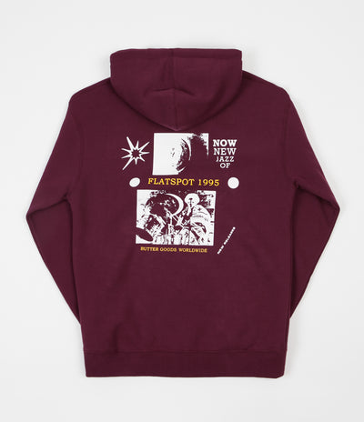 Butter Goods x Flatspot Hoodie - Maroon