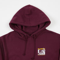 Butter Goods x Flatspot Hoodie - Maroon thumbnail