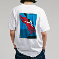 by Parra Adversaries T-Shirt - White thumbnail