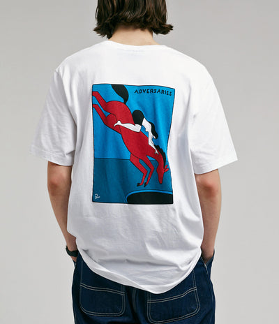 by Parra Adversaries T-Shirt - White